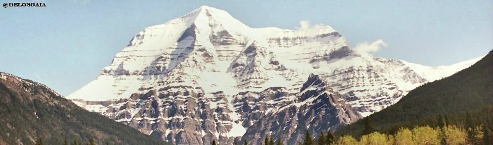 Canada, Mt Robson NP: Mount Robson, hoogste berg in de Canadese Rockies