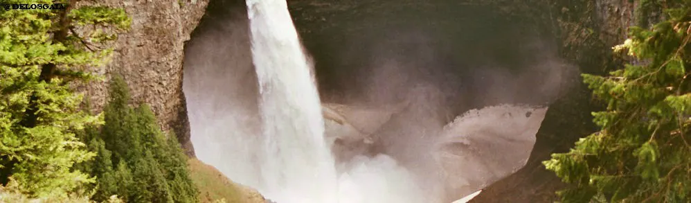 Canada, Wells Gray Park: Dawson falls